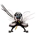 Afro samurai with Ichigo tattoo design idea