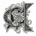 number 13 tattoo design idea