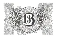 #13 in roman numerals  tattoo design idea