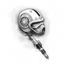 MOTORCYCLE FULL ARM SLEEVE tattoo design idea