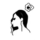 sad girl without voice tattoo design idea