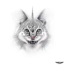 scream without voice tattoo design idea