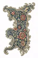 persian carpet tattoo design idea