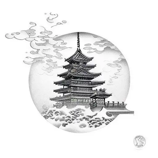 weather vane tattoo design idea