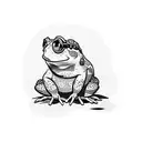 Intellectual Toad Man tattoo design idea