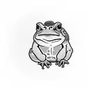 Intellectual Toad Man tattoo design idea