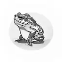 Intellectual Toad Man tattoo design idea