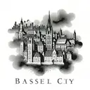 basel   city skyline tattoo design idea