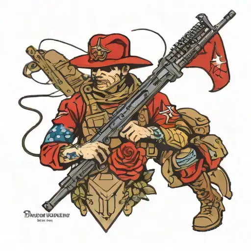 us army rangers 75th regiment  tattoo design idea