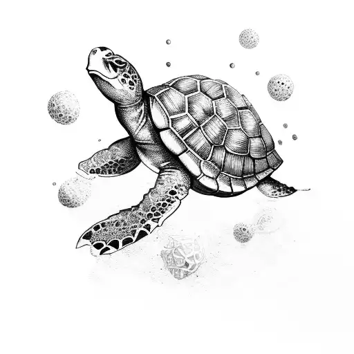 somoan turtle tattoo design idea