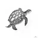 somoan turtle tattoo design idea