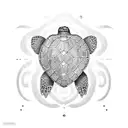 somoan turtle tattoo design idea