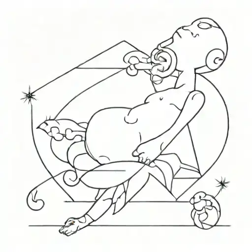 it's hell on earth to be heavenly  tattoo design idea