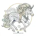 Sagittarius on the outside, Pisces on the inside, Leo on the inside tattoo design idea