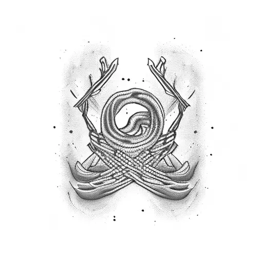 Fight it, take the pain, ignite it Tie a noose around your mind, loose enough to breathe fine and tie it To a tree tattoo design idea