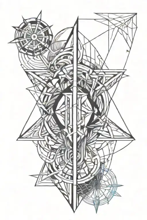 gemini symbol tattoo design idea