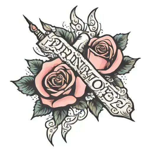 Pinky promise and under it it says "pinky promise" tattoo design idea