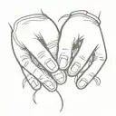 Pinky promise and under it it says "pinky promise" tattoo design idea