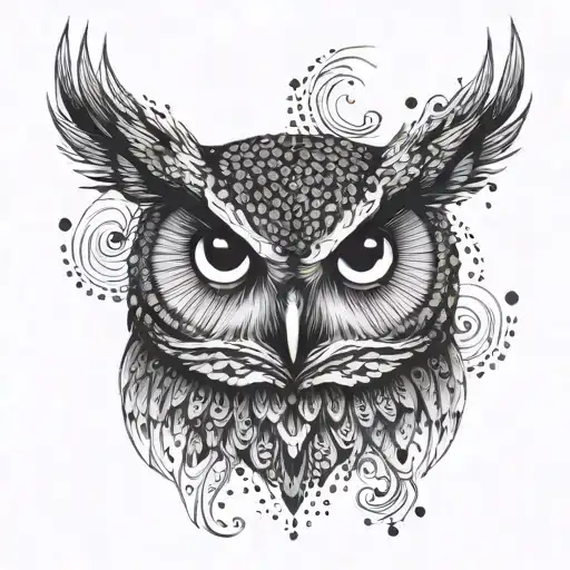 owl eyes tattoo for the inside of the upper arm tattoo design idea
