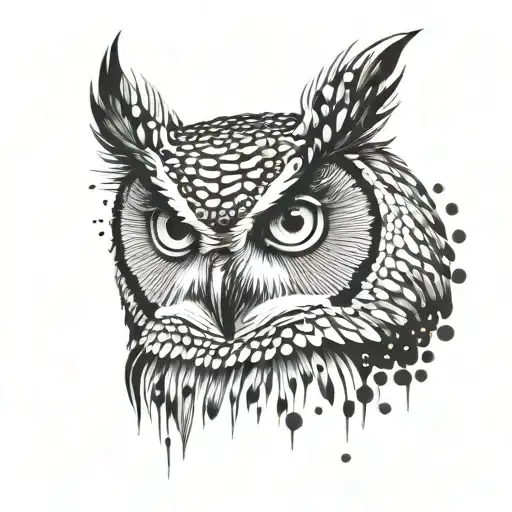 owl eyes tattoo for the inside of the upper arm tattoo design idea