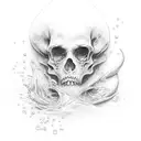 underwater tattoo design idea