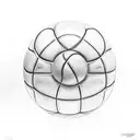 Basketball surrounded by “everything happens for a reason whether good or bad” tattoo design idea