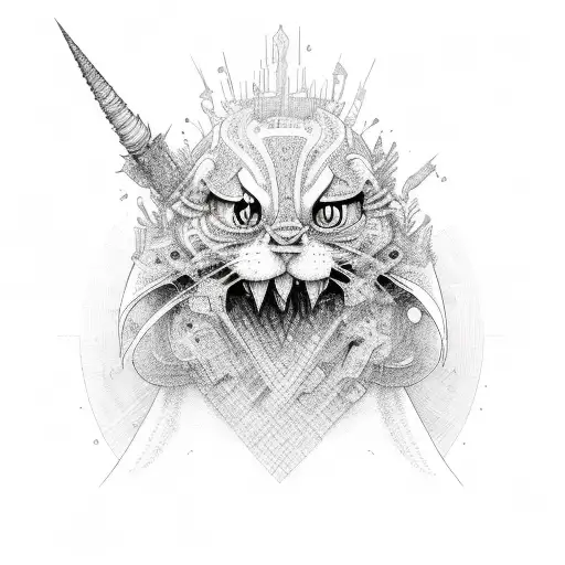 itchy and scratchy tattoo design idea