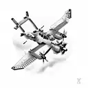 MV-22 Osprey with Pin-up girls tattoo design idea