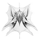 manta ray view from top  tattoo design idea