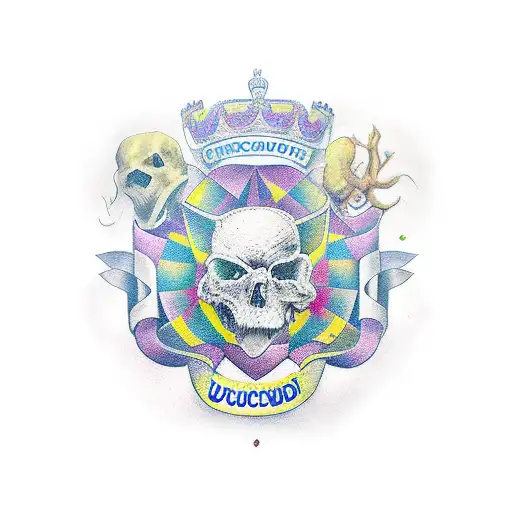 escudo Alejandro magno tattoo design idea