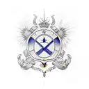 escudo Alejandro magno tattoo design idea