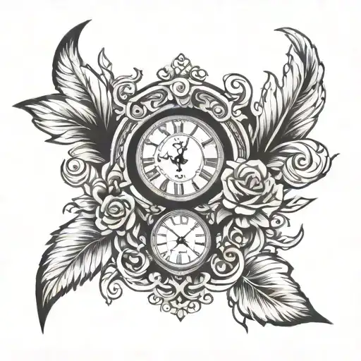 08-18-20 Roman numeral and 1:41 pm  tattoo design idea