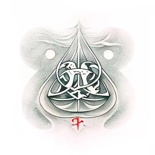 Harry Potter Deathly Hallows tattoo design idea