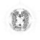 A cross with rays of light shining through, surrounded by the words 'Worthy is the Lamb' tattoo design idea