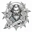 Mr. Parvis Magna tattoo design idea