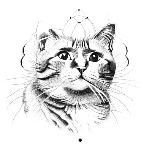 cat and 1994 and cactus and camera and book tattoo design idea