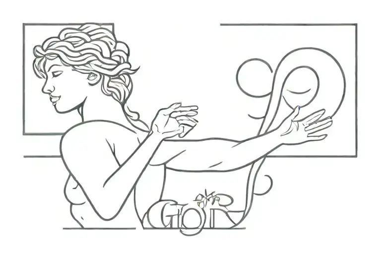 all to the glory of god tattoo design idea