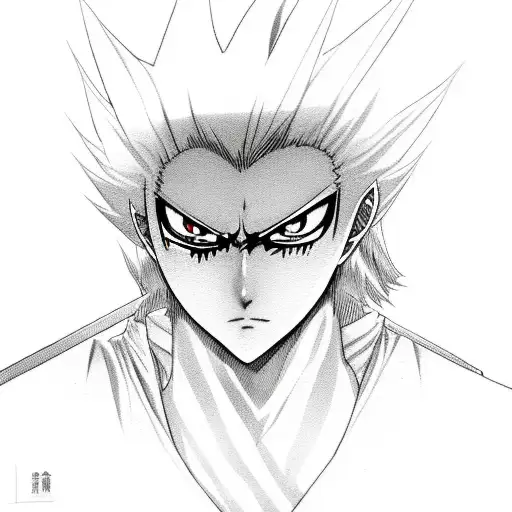 Ichigo kurosaki from bleach  tattoo design idea