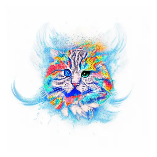 bluey tattoo design idea