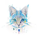 bluey tattoo design idea