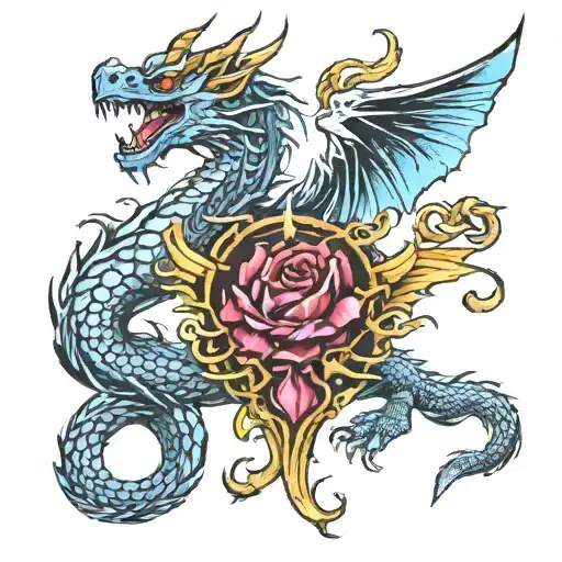dragon chest tattoo tattoo design idea