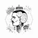 barber tattoo design idea