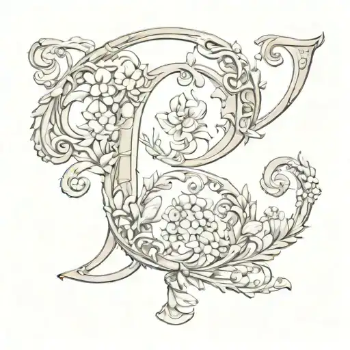 KSY initials C tattoo design idea