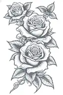 rose with dragger that says death before dishonor tattoo design idea