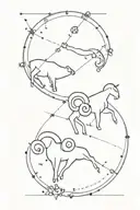 aries and aries symbol   constellation  tattoo design idea