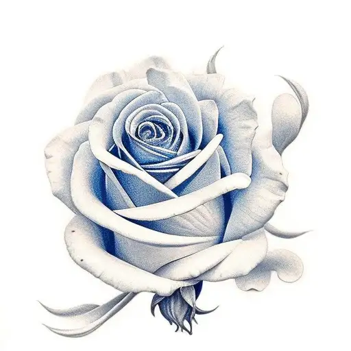 Blue Rose Life is Paul  tattoo design idea