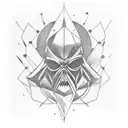 Combine elements from Harry Potter and Interstellar in a movie-themed tattoo tattoo design idea