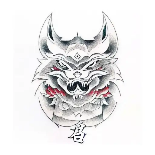 Lobos tattoo design idea