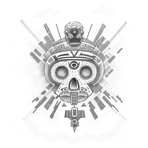 Tezcatlipoca  tattoo design idea
