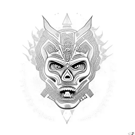 Tezcatlipoca  tattoo design idea